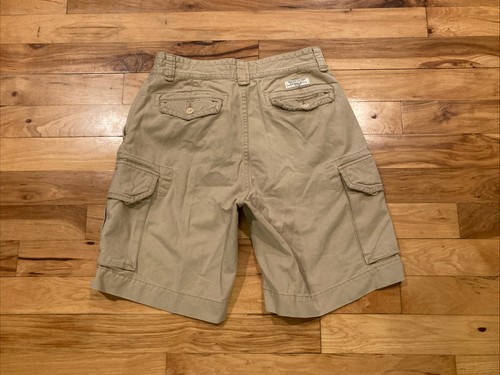 Polo Ralph Lauren Gellar Fatigue Khaki Tan Cargo Classic Shorts Mens 32 x 10 - Picture 4 of 12