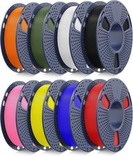 Rapid PLA 3D Printer Filament Bundle 2KG 8 Pack 250g High Speed PLA Filament