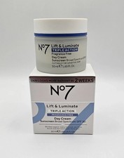 No7 Lift  Luminate Triple Action Day Cream SPF 30  1.69 fl oz Exp 03/2027 