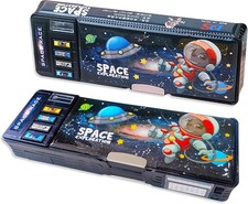 Pop Up Multifunction Pencil Case for Girls Boys, Cute Cartoon Pen Box Organizer