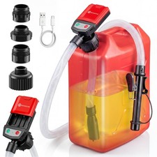 Fuel Transfer Pump with Auto-Stop, Siphon Pump for Gasoline, Fuel, Diesel