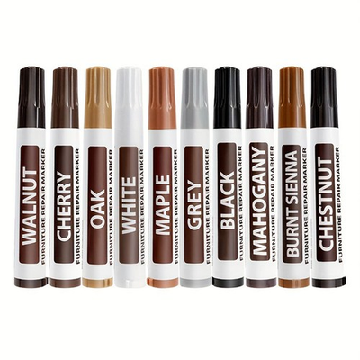 #ad 10PCS Furniture Markers Touch UpWood Filler Floor Scratch Repair Kits 2026 $8.79