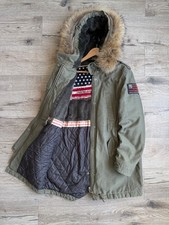 True Religion Military Army Vibe Khaki Parka ...