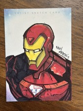 IRON MAN SKETCH CARD 2011 Marvel Upper Deck 1...