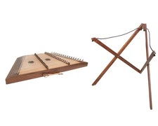 Roosebeck Hammer Dulcimer, 16/15 W/ Hammers  Portable Stand