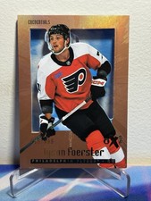 2023-24 Skybox E-X 2000 Hockey TYSON FOERSTER #136 CREDENTIALS ROOKIE SP 436/499