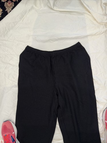NWOT Eileen Fisher Woman 3X Black Straight Leg Wool Crepe Pants - Picture 6 of 7