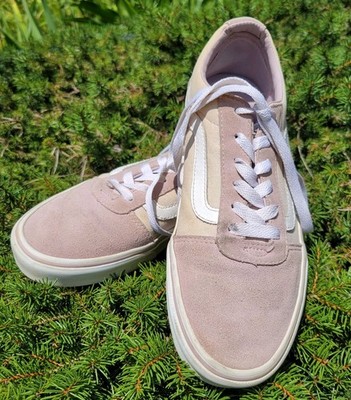 Vans Old Skool Low Top Lavender Suede Canvas Shoes Women 8 Men 6.5 500714