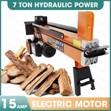 7 Ton Electric Log Wood Firewood Splitter Portable Hydraulic Firewood Splitting