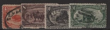 287 - 291 F-VF used neat cancels with nice color cv $ 283 ! see pic ! B1