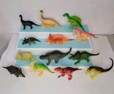 Vintage Dinosaurs Mixed Lot Toys Figure Various Brands 13 Total Imaginative Play