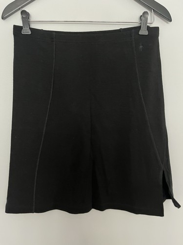 Smartwool Black Merino Wool Mini Skirt Womens Size Medium
