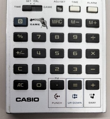 casio カシオ　BG-15T ゲーム付き電卓　boxing ボクシング レトロ ゲーム電卓】カシオ ボクシング BG-15T カリキュレーター