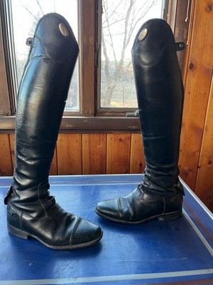 DeNiro Tall Riding Boots Black Field Boots