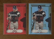 2025 Stadium Club #113 Byron Buxton SP Light Blue & Red Foil 2 Card Lot Twins