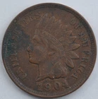 1904 1C Indian Head Cent Nice Coin! Ships Free! #402