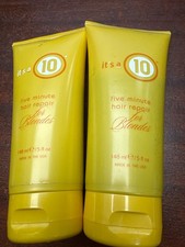 It's A 10 Five Minute Hair Repair For Blondes TWO TUBES, 5oz each FULL SIZE