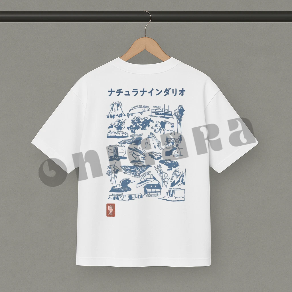 Japanese Graphic T-Shirt, Vintage Graphic Tee, Japanese Fish Shirt, Oversize Tee