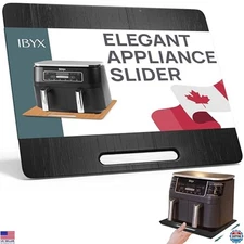 Sliding Tray for Coffee Maker & Appliances - Sturdy, Easy Glide, 16" x 13"