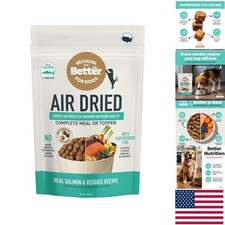 Air Dried Dog Food with Real Salmon & Veggies - Complete Nutrition, 1 lb 51.56 per pound