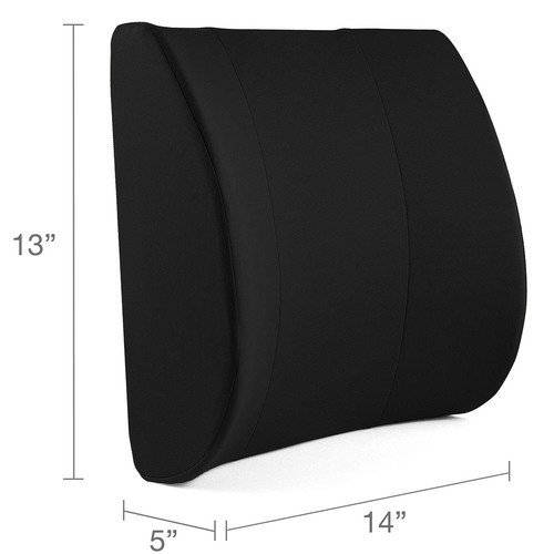 DMI Memory Foam Lumbar Pillow Support Pillow Back Support Chair Cushion with - Picture 5 of 9