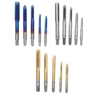 5 pcs Hand Tap Thread Metric Plugs Taps Set M3 M4 M5 M6 M8 Straight Flute 3-8mm Hand Thread Metric Plug Silver 5 pcs Hand Tap Thread Metric Plugs Taps Set M3 M4 M5 M6 M8 Straight Flute 3-8mm Hand Thread Metric Plug Silver