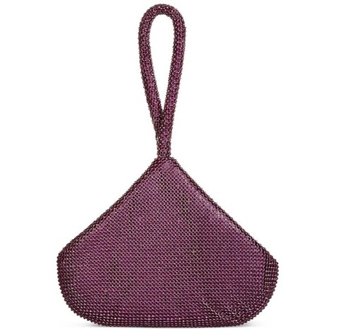 INC International Concepts Doris mesh top handle evening bag - Purple