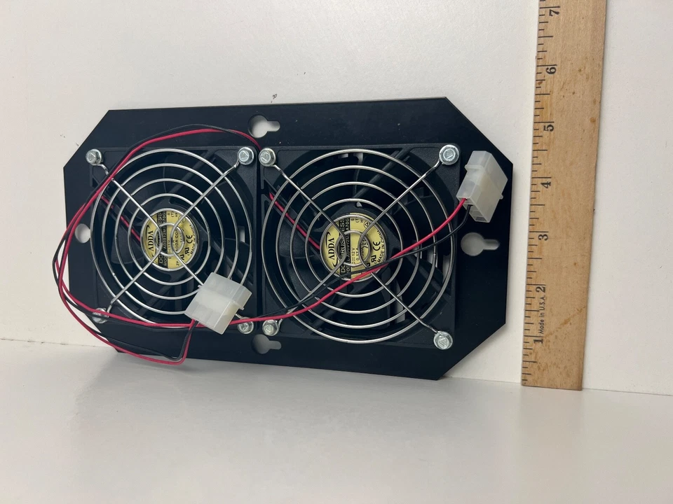 2 on a mountable panel ADDA AD0912MB-A70GL Brushless Fan DC 12V 80x80x25mm 2 pin - Image 3 of 4