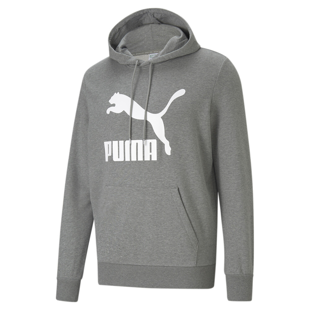 Классический французский махровый пуловер с логотипом Puma, толстовка с капюшоном, мужская повседневная верхняя одежда размера S, 67