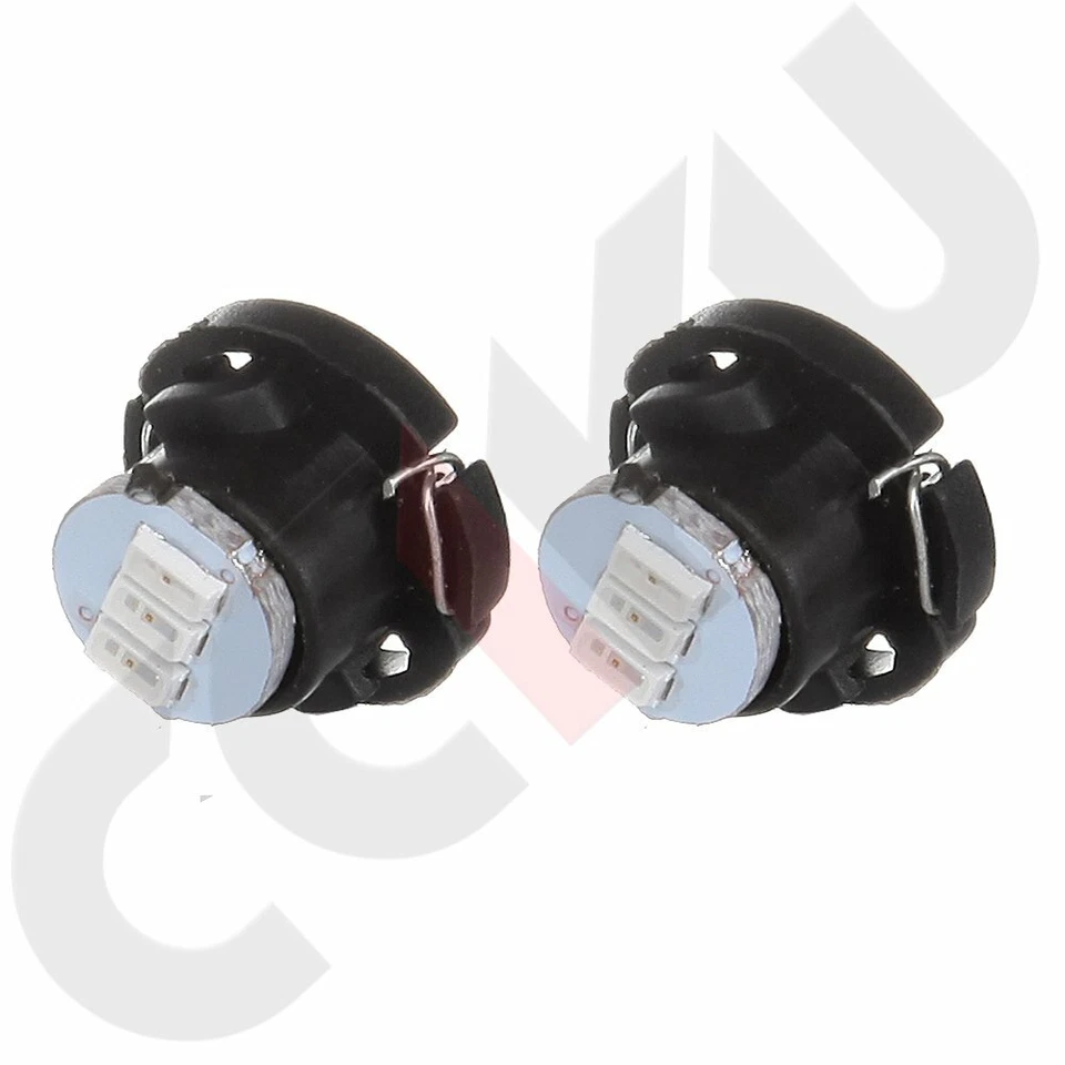 10X Ultra Red T5 /T4.7 Neo Wedge 3SMD LED Dash A/C Climate Control Light Bulbs - Image 4 of 4
