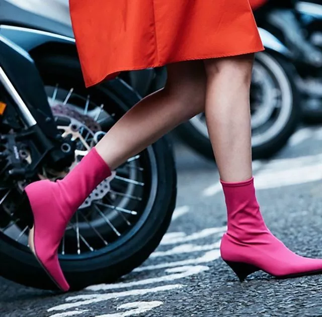 Zara ankle hotsell sock boots