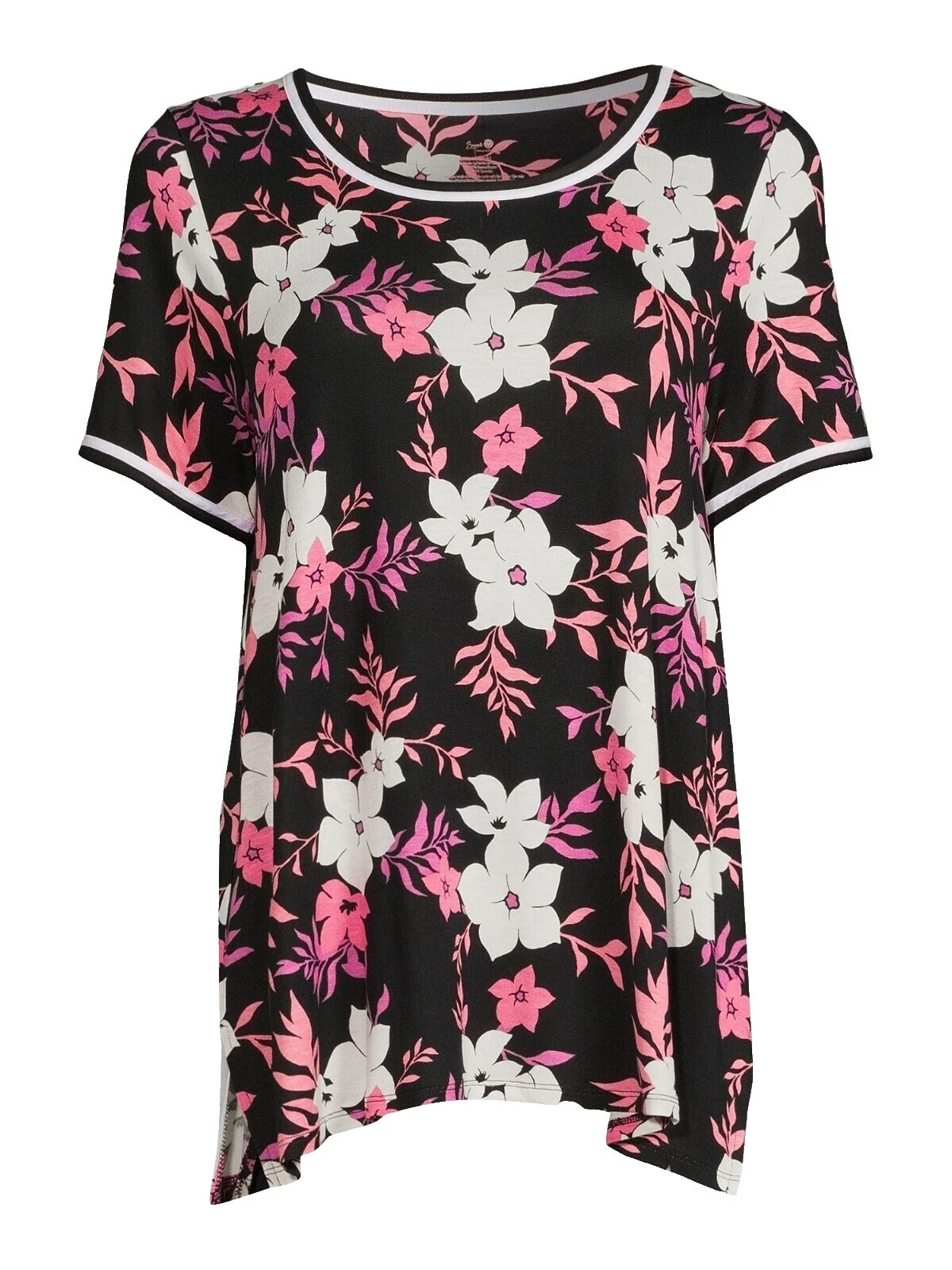 Black Floral Sleepwear & Robes for Women