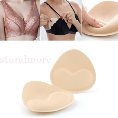 1 Paar Frauen Schaumstoff Top Push Up BH-Pads Einsatz Brustverstärker Bikini Pad Bademode