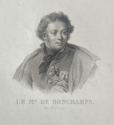 Charles De Bonchamps 1760-1793 Frankreich Chouan Vendée Von Dien Um 1835