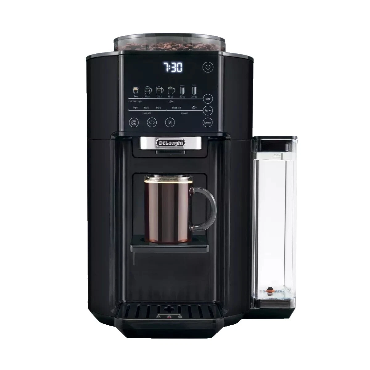 Máquinas de Café Preto Alumínio