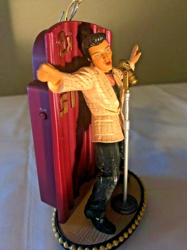Carlton Heirloom Ornament 2002 Elvis Presley The King of Rock and Roll Music - Picture 2 of 6