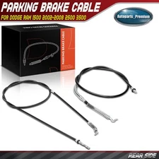 2Pcs New Rear Parking Brake Cable for Dodge Ram 1500 2002-2008 2500 3500 2008