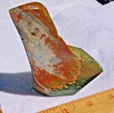 Ocean Jasper Partridge Rasta Colors Pre Polished Free Standing 204 Grams- 7.2 Oz