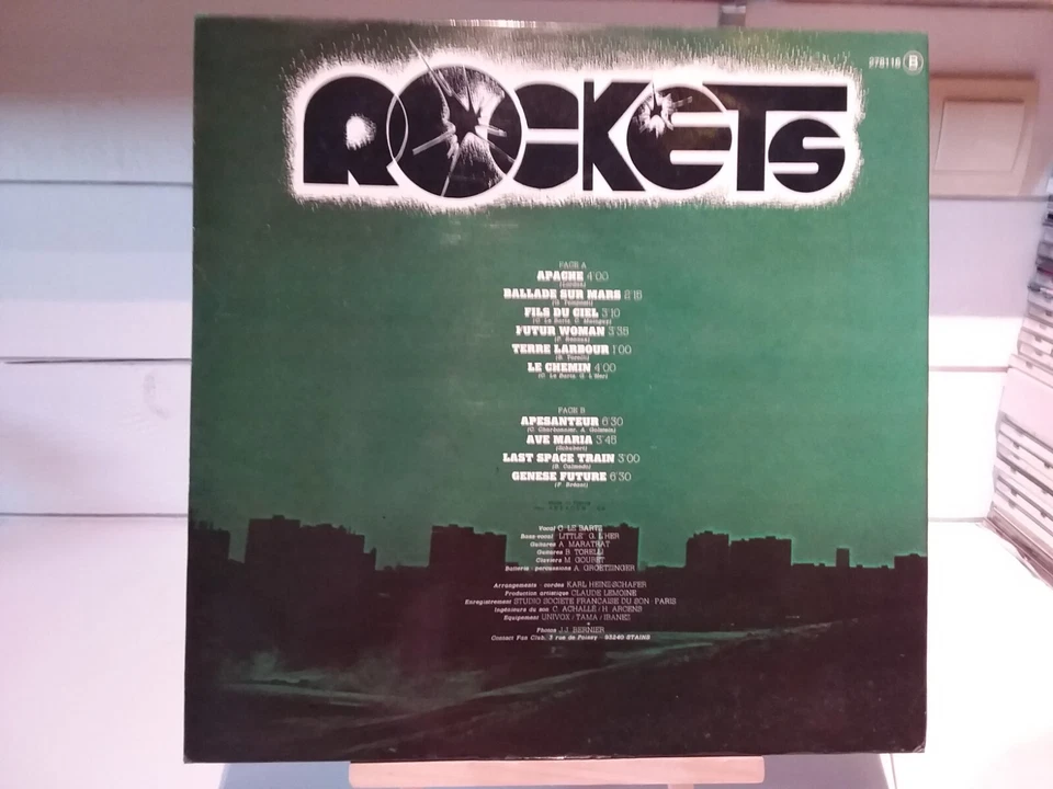 LP/ 33T GATEFOLD COVER LES  ROCKETS / ELECTRONIC DISCO ROCK/ KARL HEINZ SCHAFFER - Photo 2/4