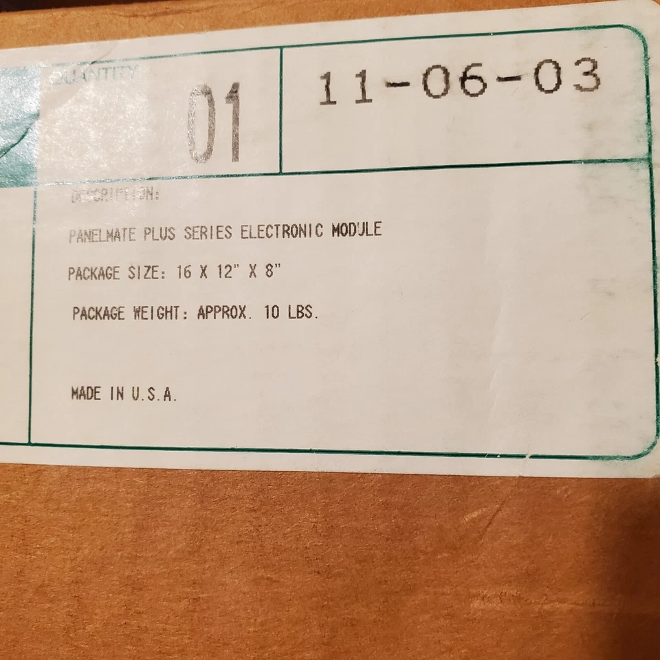 Modicon  PA-0601-000 NEW NOS IN BOX  Opened By Me To Photograph - Image 2 of 4