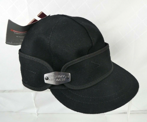 Stormy Kromer Black Hat Size 6.75\