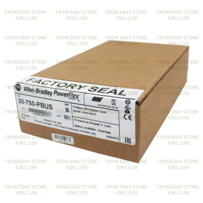 NEW Allen Bradley 20-750-PBUS SER B PowerFlex 750 Ser PROFIBUS DPV1 Adapter 1PCS