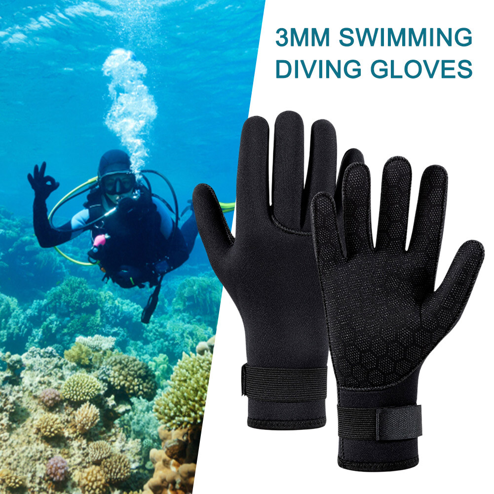 Neoprene Diving Gloves For Women Men, Stretchy Scuba Dive Sail  Wetsuits Gloves Five Finger Paddle Snorkeling Kayaking Swimming Gloves  Sailing