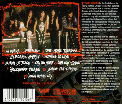 L.A. Guns ~ LA Guns (1988) CD 2012 Rock Candy Records UK •• NEW