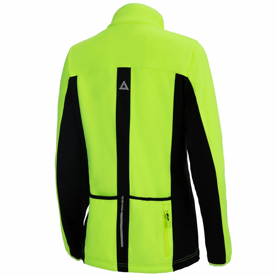 AIRTRACKS Pro Line II Chaqueta Térmica Softshell Cortaviento Mujer Neon Negro - Imagen 3 de 4
