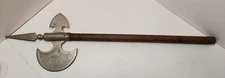 Hand Forged Medieval Viking Invasion Battle Fully Functional Outdoor Axe w/Spike