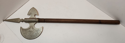 Hand Forged Medieval Viking Invasion Battle Fully Functional Outdoor Axe w/Spike