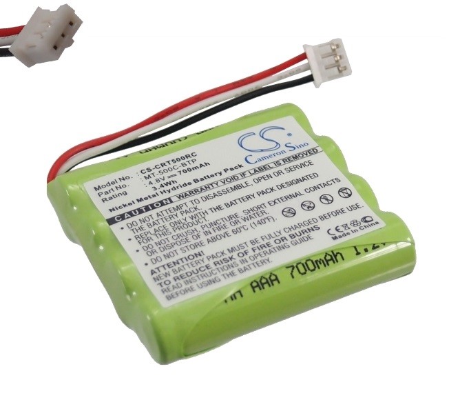 Batteria NI-MH 4.8V 700mAh Tipo MT-500C-BTP Per Crestron TSU6010