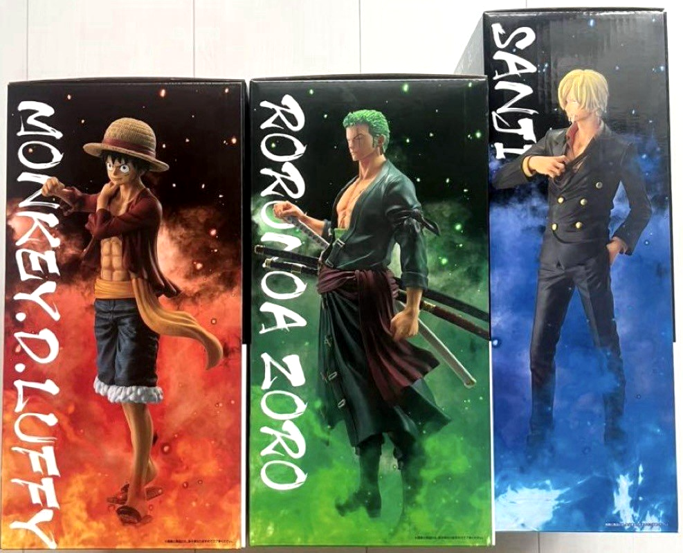 One Piece Luffy Zoro Sanji Figure Ichiban Kuji Beyond the Trials