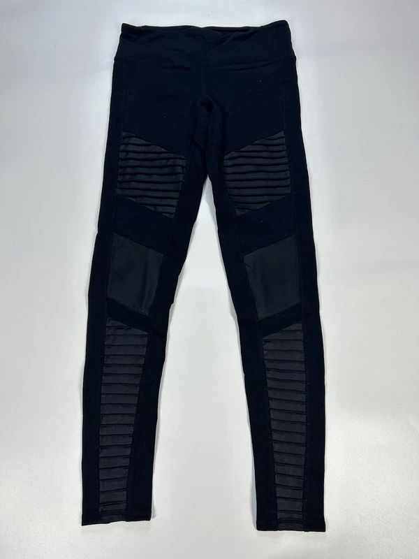 alo-yoga high-waist moto athletic workout compression leggings